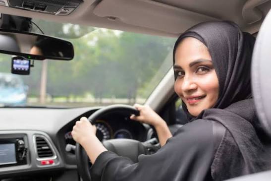A learner practising behind the wheel